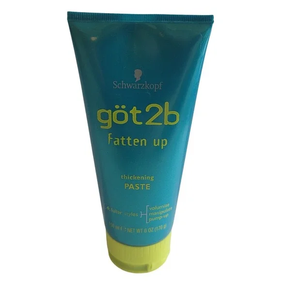 Schwarzkopf got2b Fatten Up Thickening Paste 6 oz Volumizing Hair Styling Paste