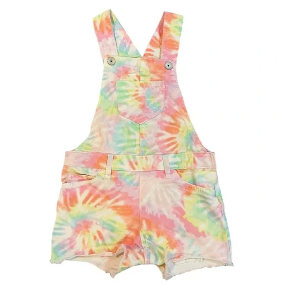 The Children’s‎ Place Tie-Dye Short Overalls – Size 5
