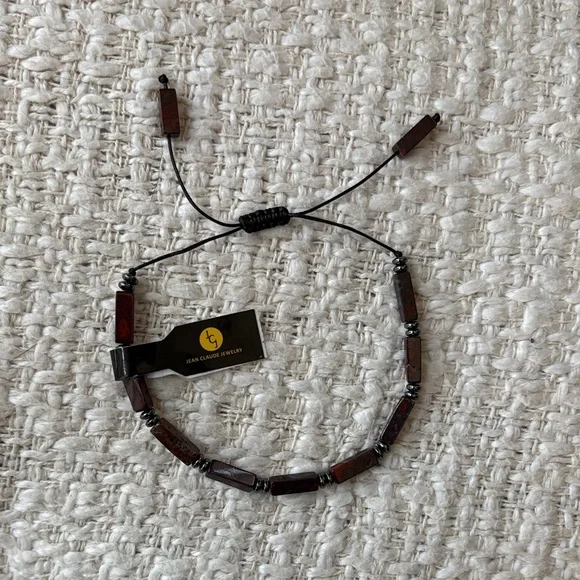 Men's Brown Beaded Bracelet- NWT