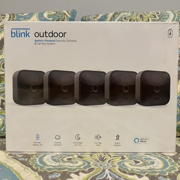Blink Outdoor Black Security Camera System