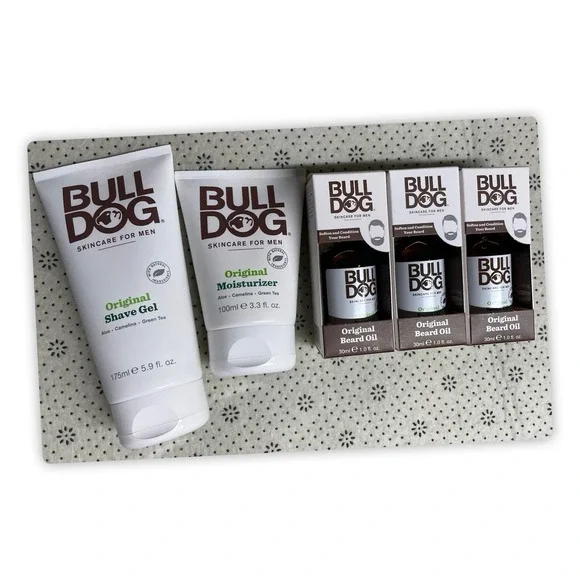Bull‎ Dog Men Skincare & Beard- Care Bundle, 5 Items