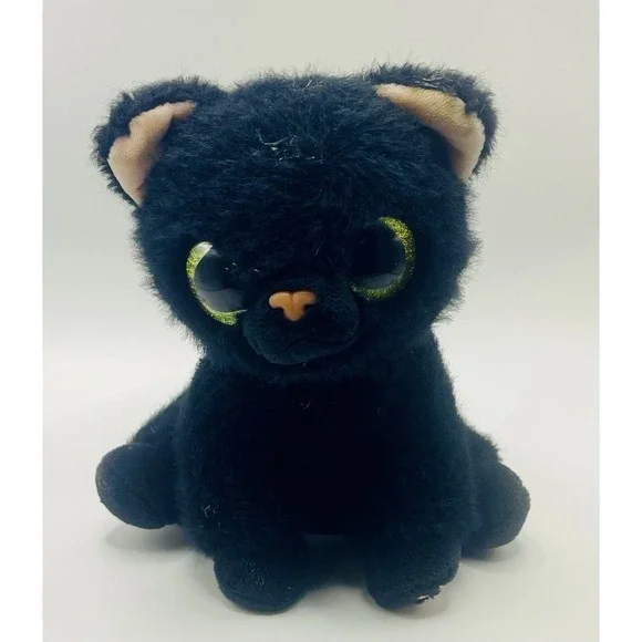 ZURU Pets Alive Smitten Kitten Bombay Black Cat LUCKY Interactive Plush Purrs