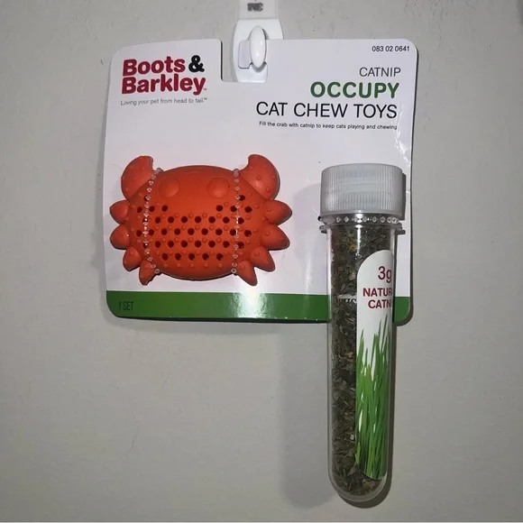 Boots & Barkley Orange Crab Catnip Toy