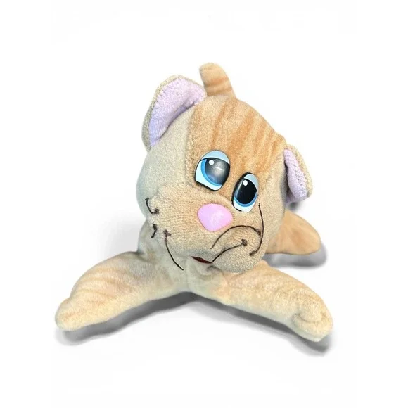 Vintage 1980s Tonka Pound Pur-r-ries Orange Tabby Kitten Plush