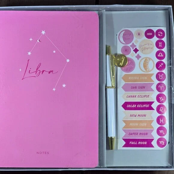Gartner Studios Libra Astrology Casebound Flex Journal Set, 5.75x8.125, 96 Sheet