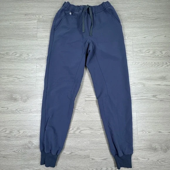 FIGS Men's Jogger Scrub Pants Tansen Blue/Purple XS Elastic Waist Drawstring