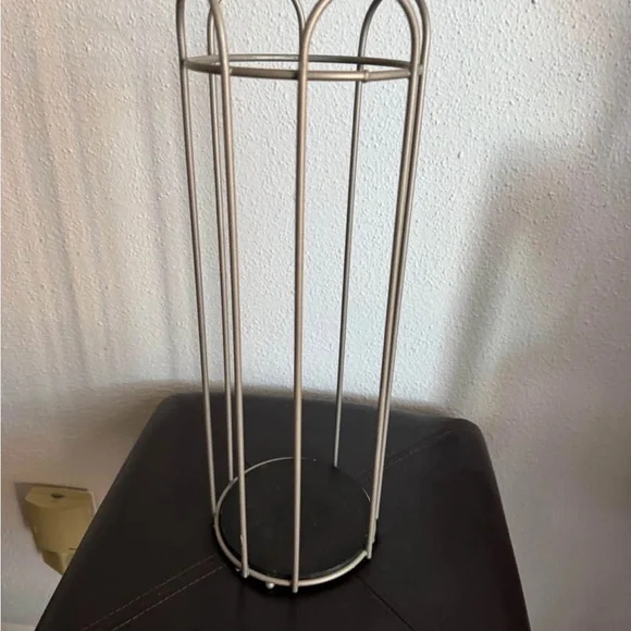 Brushed Silver Metal toilet paper Holder