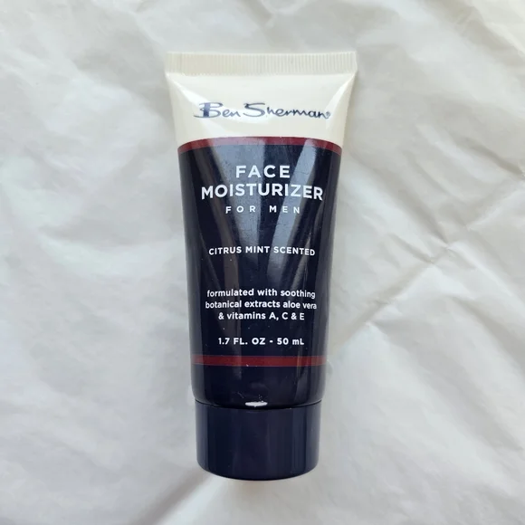 🍒 5/$20 new Ben Sherman Face Moisturizer for Men Citrus Mint Scented w Vitamins