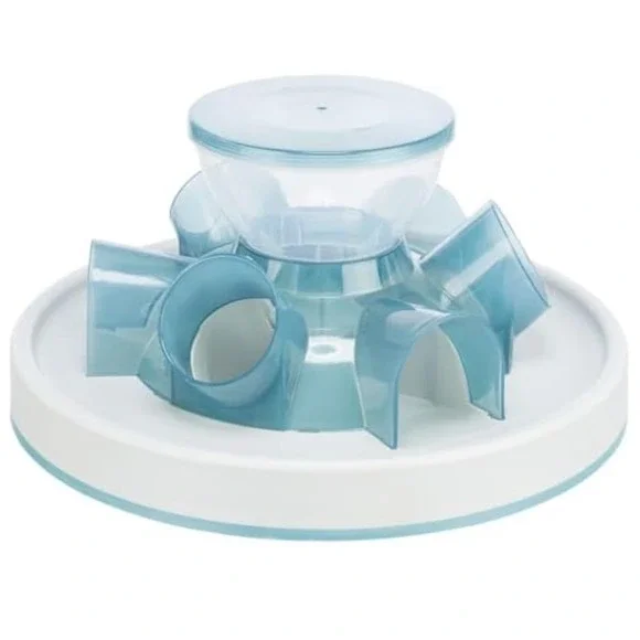 TRIXIE Tunnel Slow Feeder Interactive Cat Toy Pet Food Dispenser Treat
