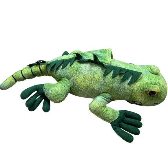 Cancun Zoo Friends Riviera Maya Green Iguana Plush Stuffed Animal Souvenir 18 In
