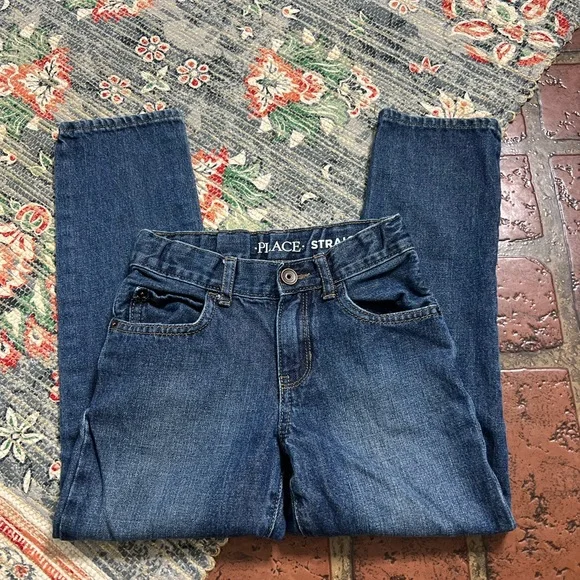 The Children’s Place straight adjustable waist denim jeans