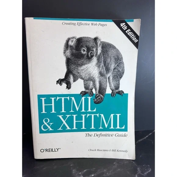 HTML: The Definitive Guide (Nutshell Handbooks) - Paperback - VERY GOOD