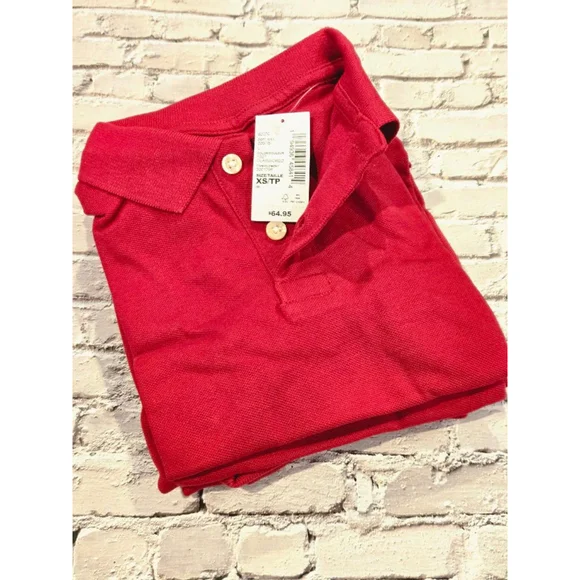 The Children's Place Polo Shirt, XS, Sz 4, Red, NIOP, 5 Polos Included
