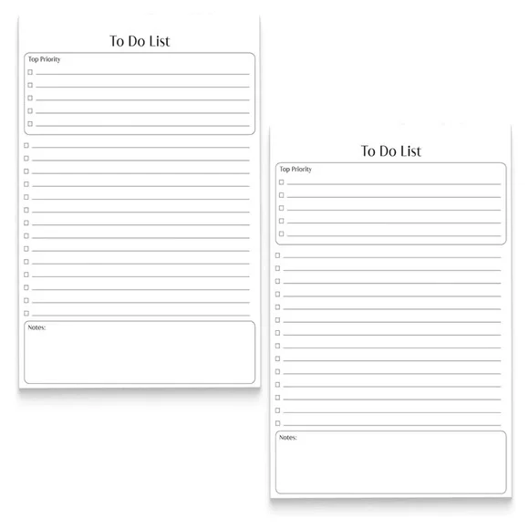 To do list notepad