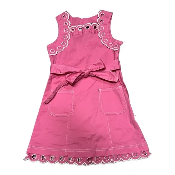 The Children’s Place Stretch Pink Scalloped Dress Size 8