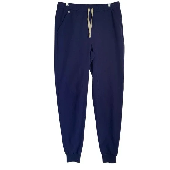 Figs Jogger Scrub Pants Men Size L Tall Navy Blue Inseam 32