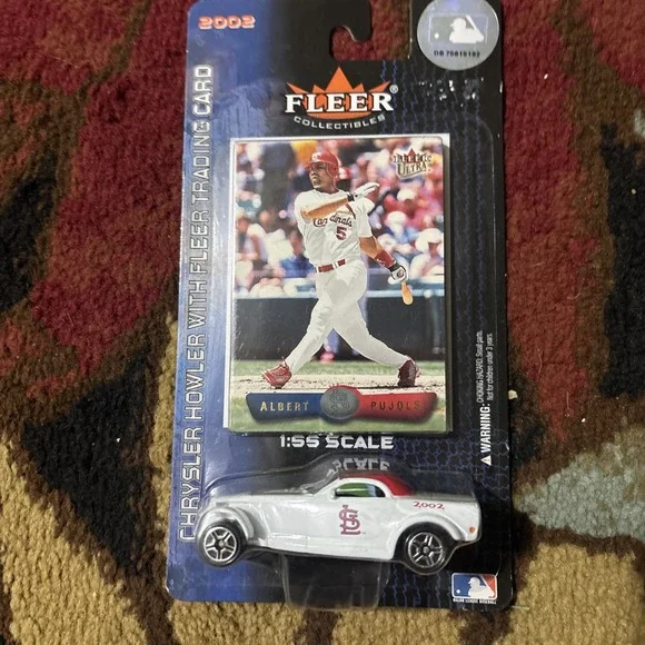 2002 St. Louis Cardinals CHRYSLER HOWLER w/ Albert Pujols TRADING CARD 1:55 NIP‎