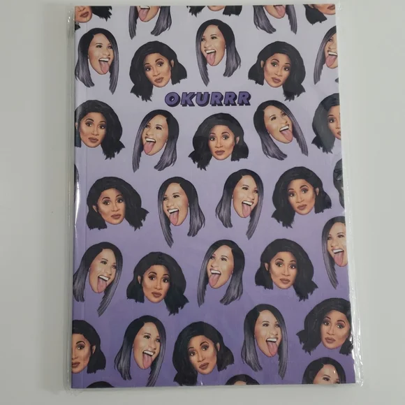 Cardi B -OKURRRR Lined pages Journal
