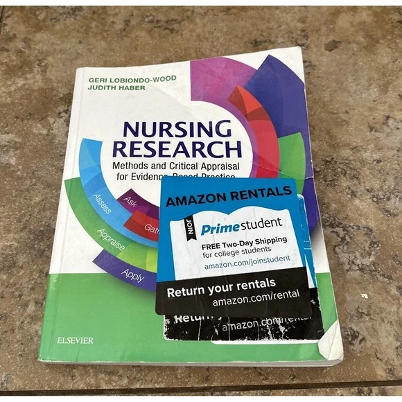 Nursing Research: Methods and - Paperback, by LoBiondo-Wood PhD RN - Good x