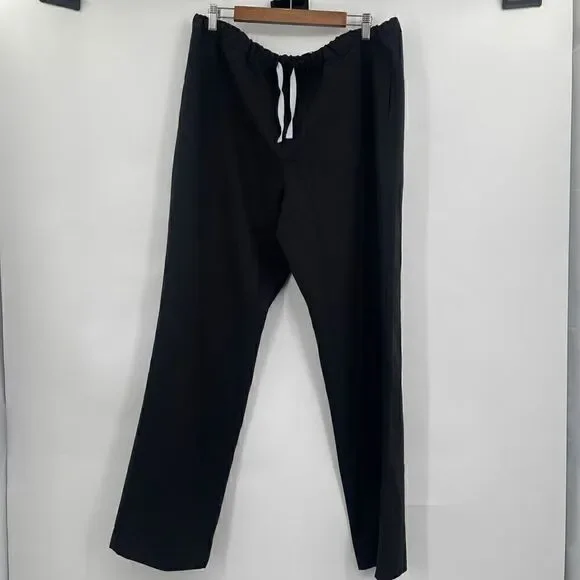 FIGS Pisco Basic Scrub Pants for Men Black Size XL