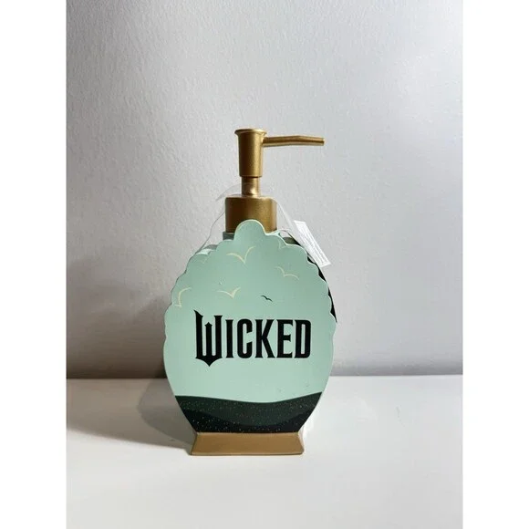 Wicked Glinda & Elphaba, Emerald City Lotion Pump Dispenser New