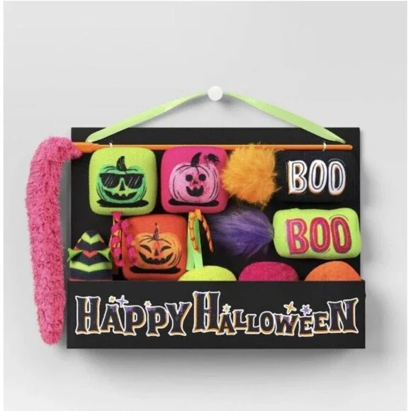 HALLOWEEN 🎃 CAULDRON BUNDLE PLUSH 🐭 CAT TOY SET - 10 PIECES - HYDE & EEK NEW!