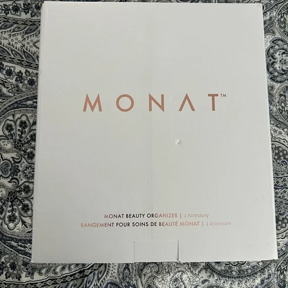 Gently used MONAT makeup turntable