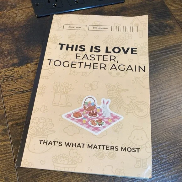 This is Love Easter Together Again Memory Journal Family Love Book