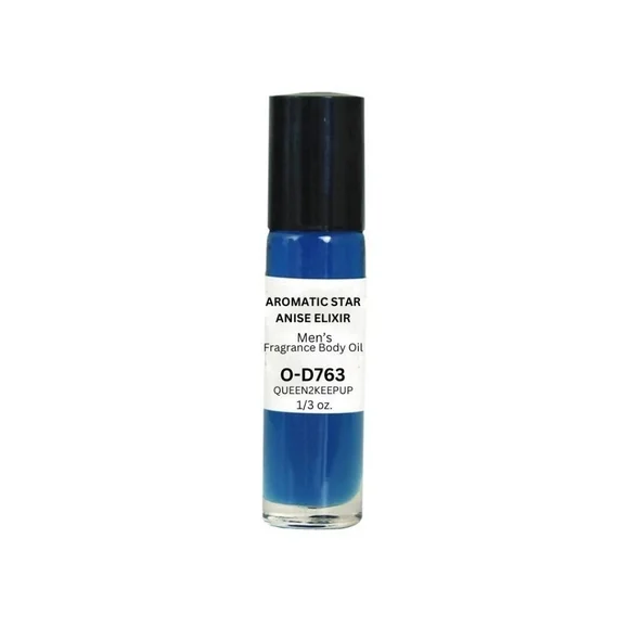 Aromatic Star Anise Elixir (Men) Body Oil 10 ml Fragrance 1/3 oz Roll-On Scent