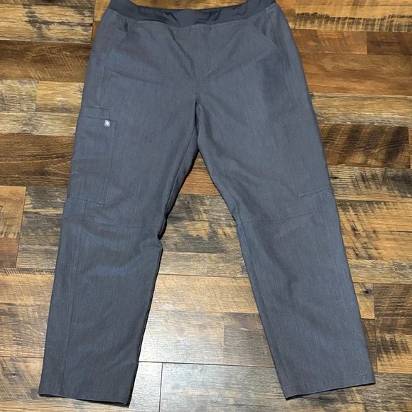 Figs‎ Men's Charcoal Cargo Pants