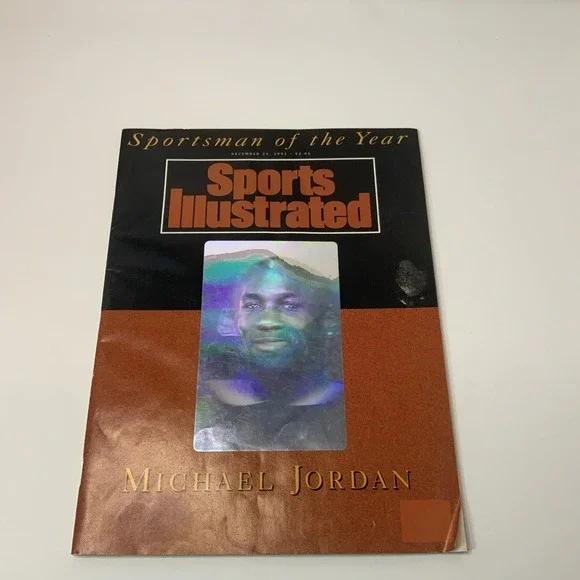 Sports Illustrated Dec. 23, 1991 Michael Jordan Sportsman of the Year Hologram