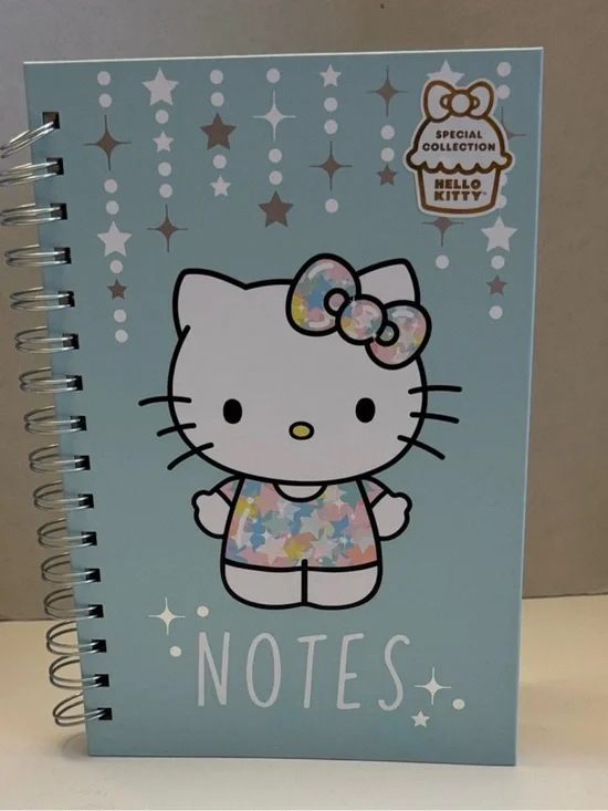 Hello Kitty Blue and Pink Notes Journal