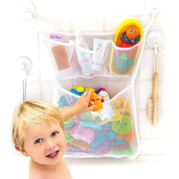 Cubby Bath Toy Storage Organizer -14