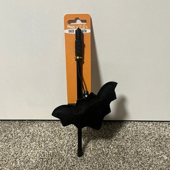 Black Bat Cat Teaser Toy
