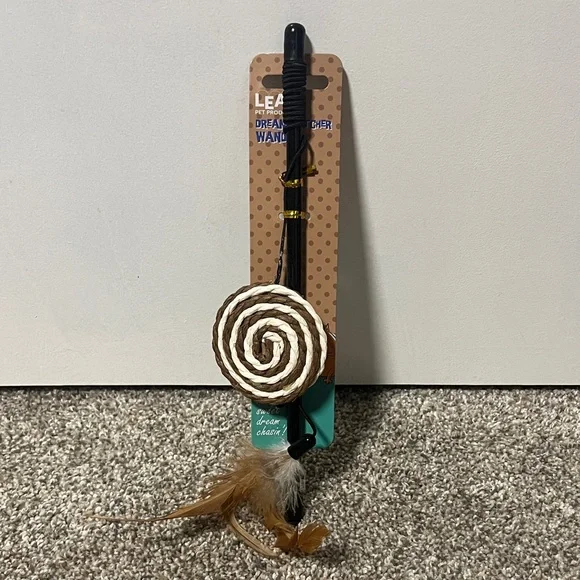 Brown Cat Dreamcatcher Wand Toy