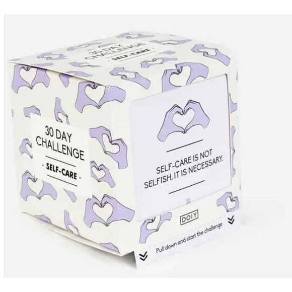 DOXY 30 Day Challenge Self Care Box Wellness Activities Daily Prompts Resolution