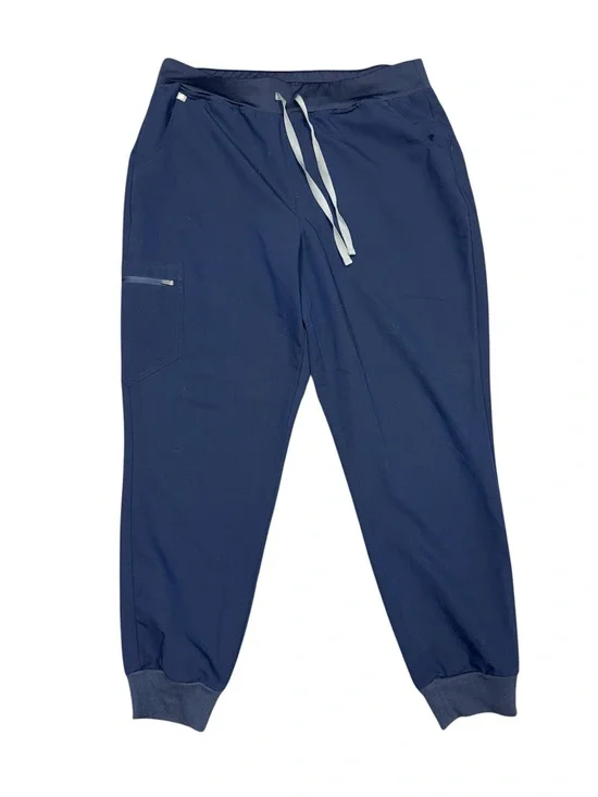 FIGS Technical Collection Scrub Joggers XL Navy | Minor Stitch Repair Needed