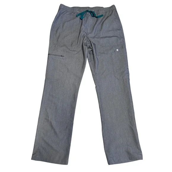 Figs Cairo Cargo Scrub Pants GRAPHITE Large