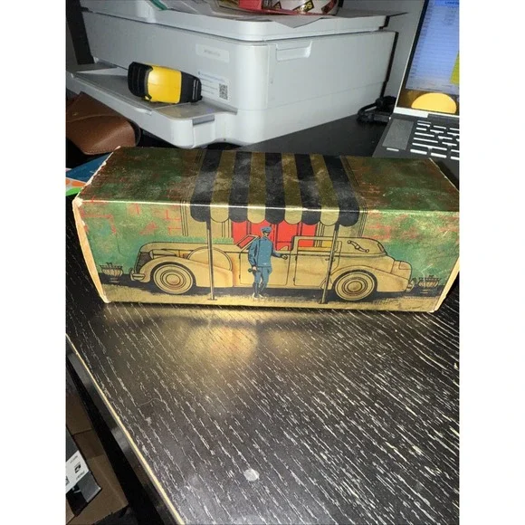 Avon Sterling Six II Green‎ Car Excalibur After Shave 7oz Vtg Bottle Box NIB