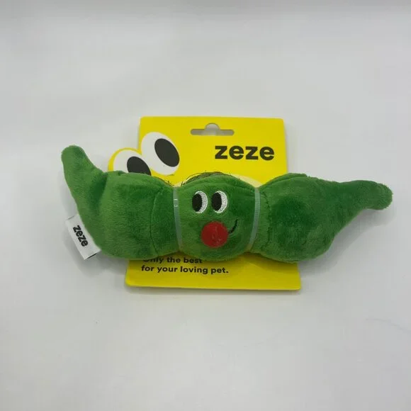 Zeze Cat Toy Pea Pod Cat Teaser Sisal Toy