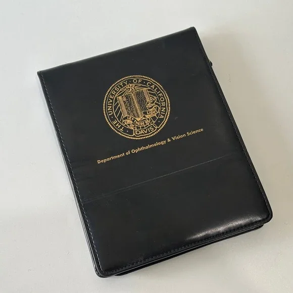 UC Davis Ophthalmology‎ Vision Science Portfolio Zippered Notebook Pen Included