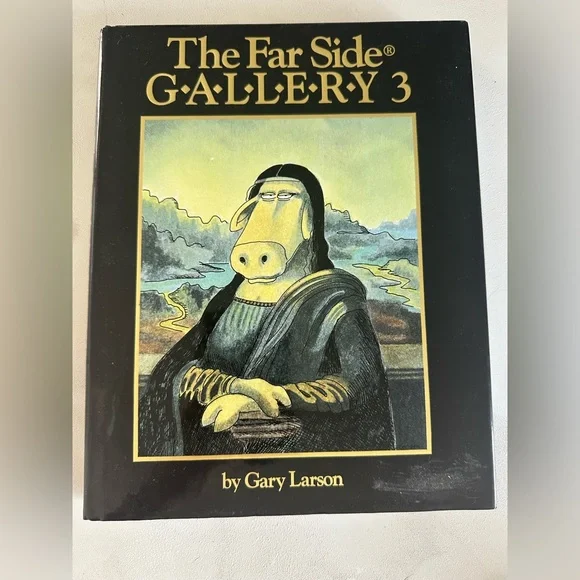 1988 Vintage - The Far Side Gallery 3 by Gary Larson -‎ Black Cover