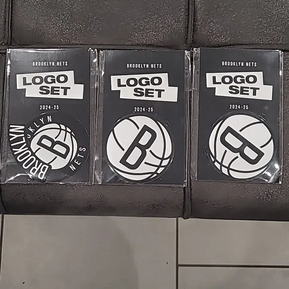 3 Brooklyn Nets Sticker Sets