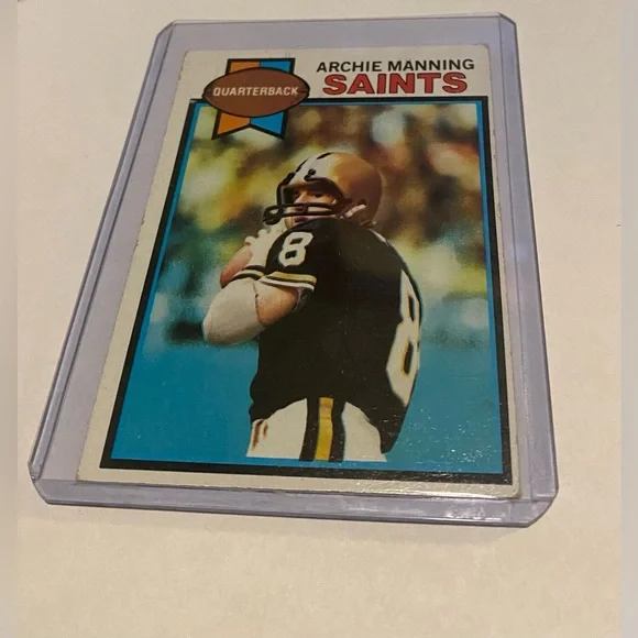 Archie Manning 1979 Topps Football Card #383 Vintage Collectible