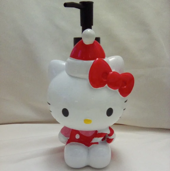 Hello Kitty Santa Hat with a Candy Cane