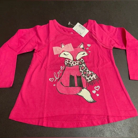 The Children’s Place Toddler Girl High Low Top Long Sleeve size 2T(#5501)