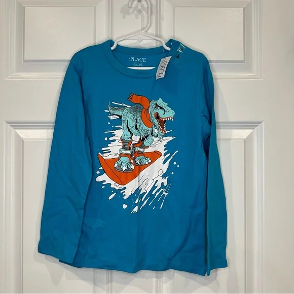 The Children’s Place Dino Long Sleeve Size 5/6 NWT‎
