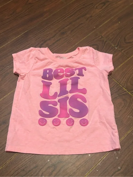 The Children's Place Pink Tee with Purple-Pink 