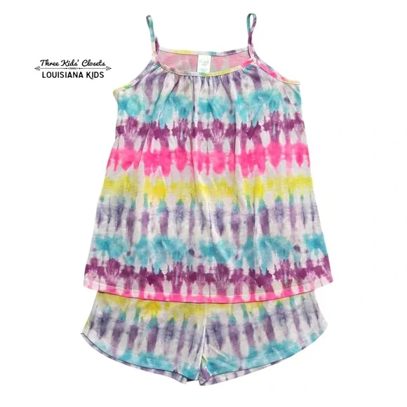 The Children’s Place XL (14Y) Colorful Tie-Dye Pajamas Set