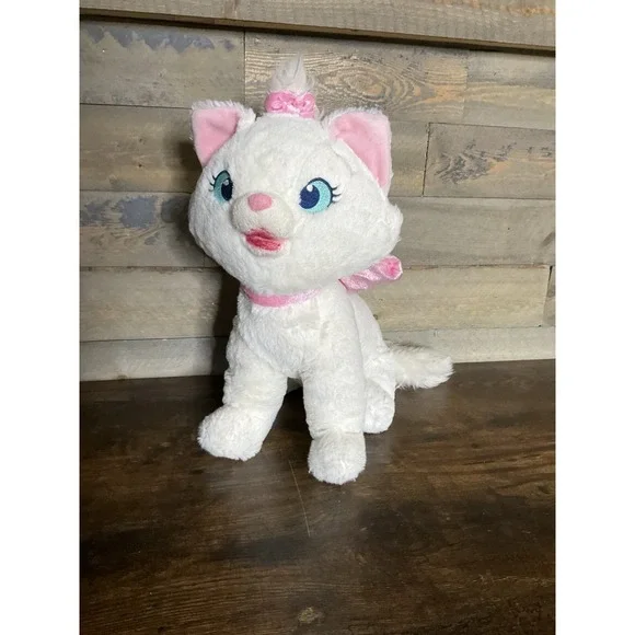 Disney Store Marie Soft Plush Cat Doll Toy 12